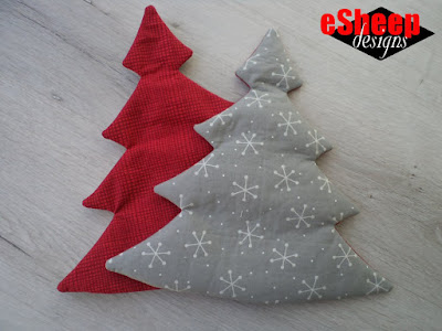 Collapsible Quilted Tabletop Christmas Tree by eSheep Designs