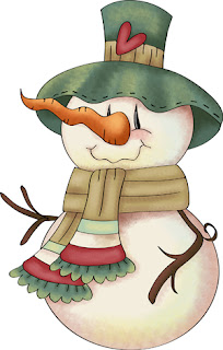 Clipart image of a snowman