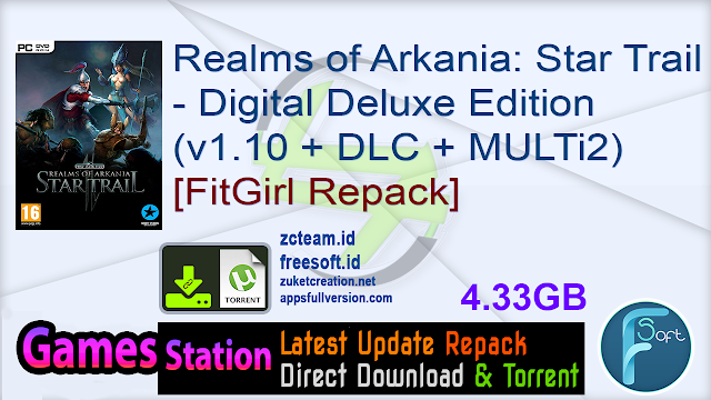 Realms of Arkania: Star Trail - Digital Deluxe Edition (v1.10 + DLC + Bonus Content, MULTi2) [FitGirl Repack, Selective Download - from 3.9 GB]