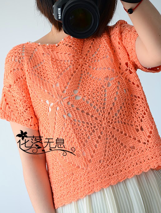 Len Handmade: Chart Móc Áo Cho Các Bạn Nữ Mẫu 1