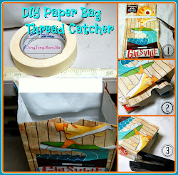 DIY Paper Bag Thread Catcher