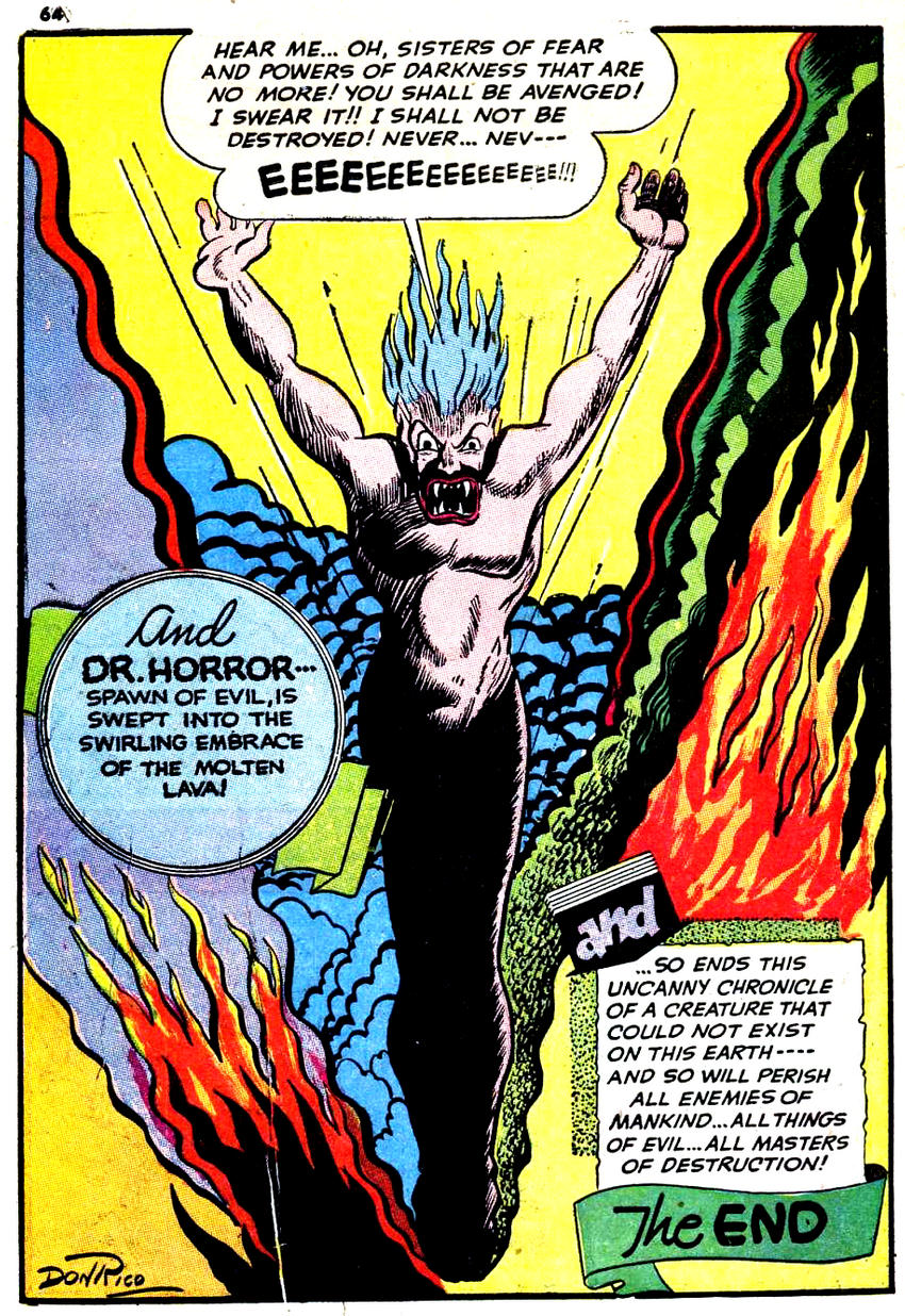 Pappy's Golden Age Comics Blogzine: Number 1633: Don Rico’s Dr. Horror