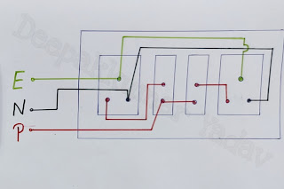 wiring diagram of electrical extension board