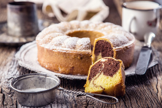 Receta de ROSCA MARMOLEADA Receta de ROSCA MARMOLEADA