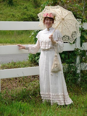Victoriana Lady At Hillside Farms Spring Event