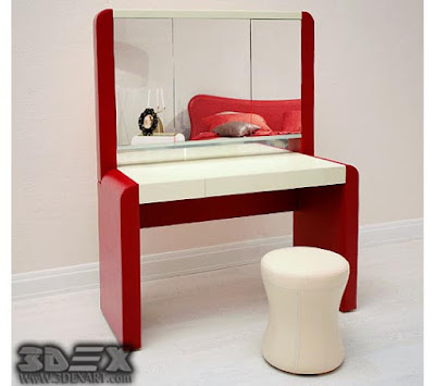 Latest modern dressing table designs for small bedroom interiors 2019