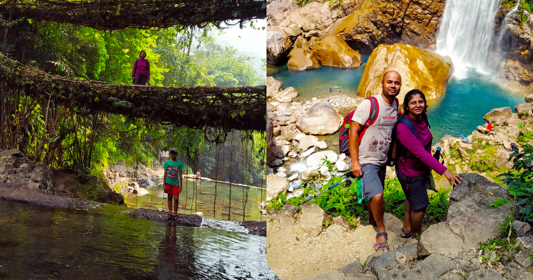 Living Root Bridge and Rainbow Waterfall Trek