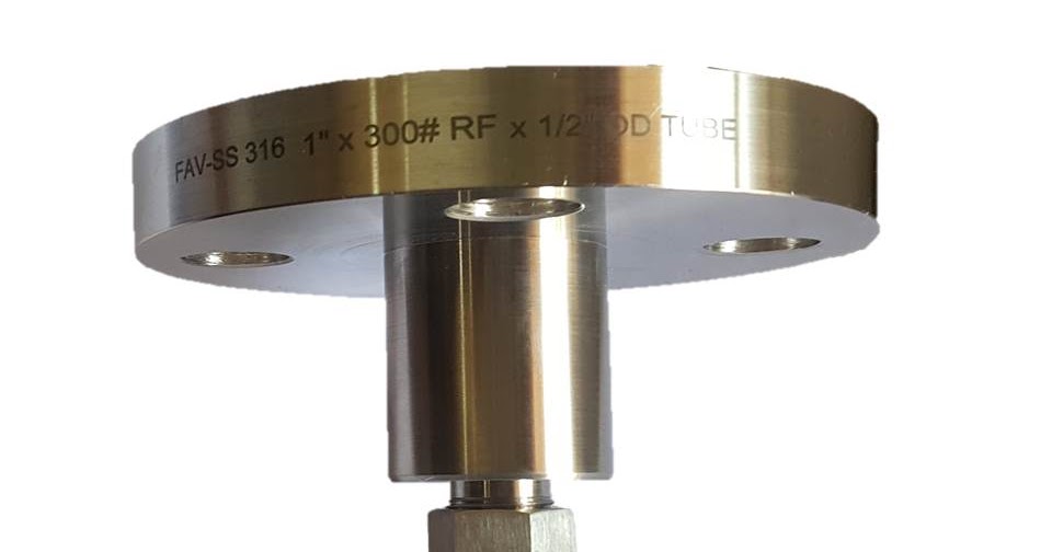 Flange To Tube Adapters Lap Joint Compression Fittings, 1" OD x 1/2" OD