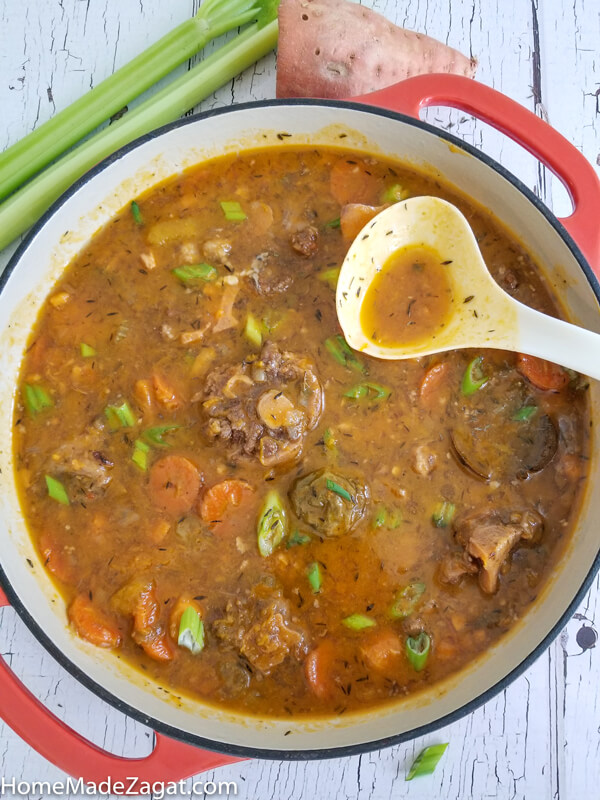 Oxtail Soup in Slow Cooker