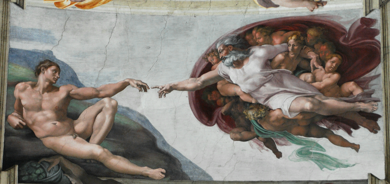 Maravilha Capela Sistina de Michelangelo God2 Sistine Chapel - Maravilha Capela Sistina de Michelangelo