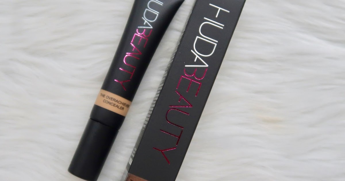 Huda Beauty Overachiever Concealer Granola: concealer very heavy discolorations