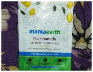 Mamaearth Niacinamide Bamboo Sheet Mask Review