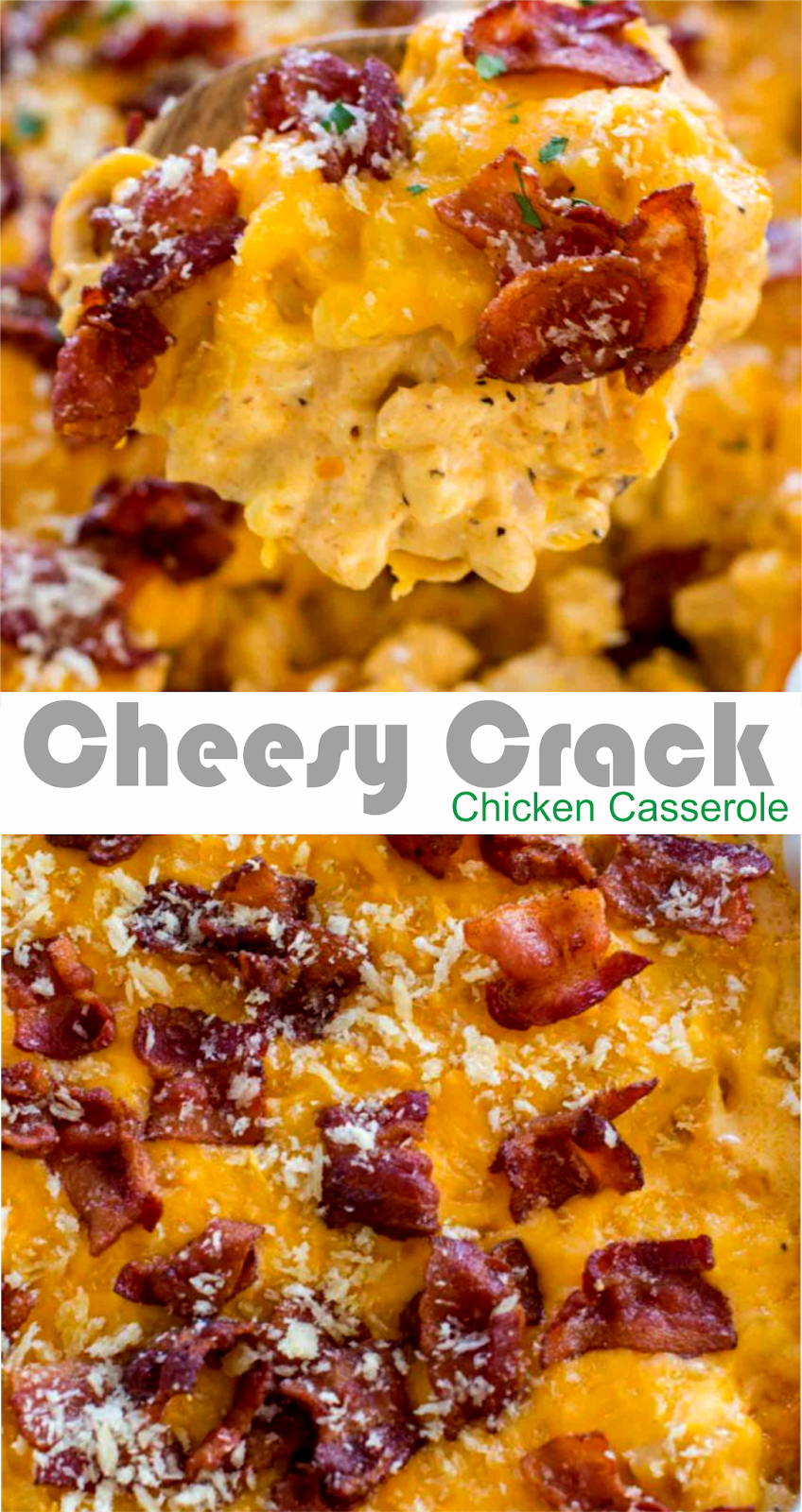 Cheesy Crack Chicken Casserole | Amzing Food