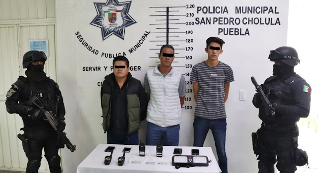 Se hacían pasar por oficiales de seguridad pública de San Pedro Cholua, fueron detenidos