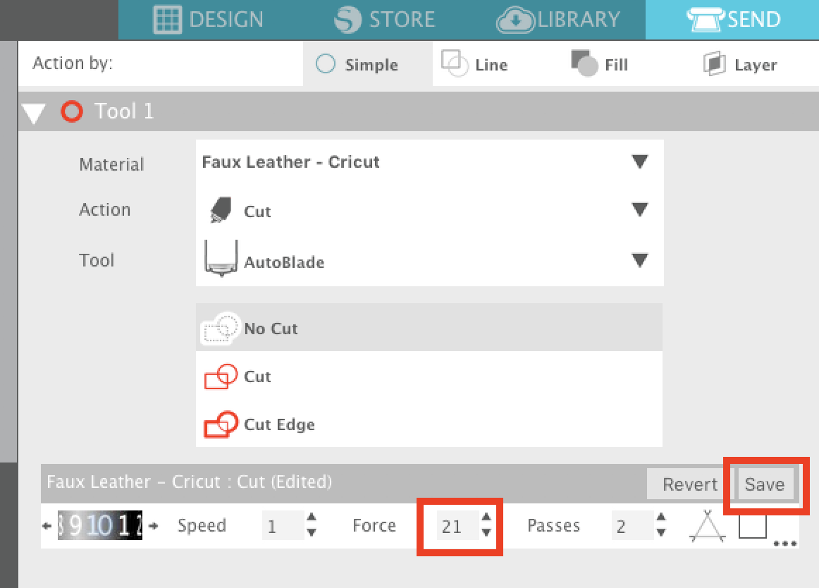 How to Add New Custom Material Cut Settings in Silhouette Studio