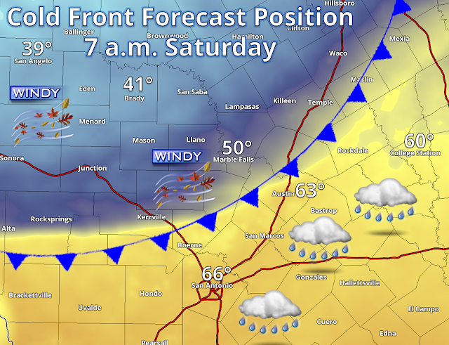 Michael's Weather Blog: Tomorrow's Cold Front