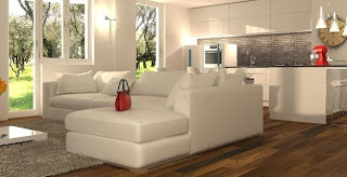 Decoración de salas modernas beige y crema - Colores en Casa