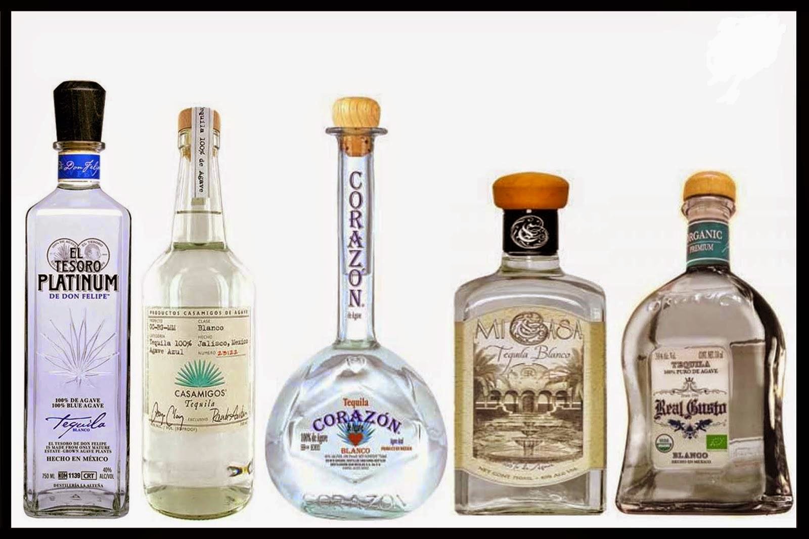Bodega 10 mejores Tequilas Blancos del mundo 2014
