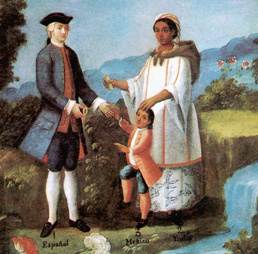 mestizaje sólo triunfó hispanoamérica, había racismo entre españoles