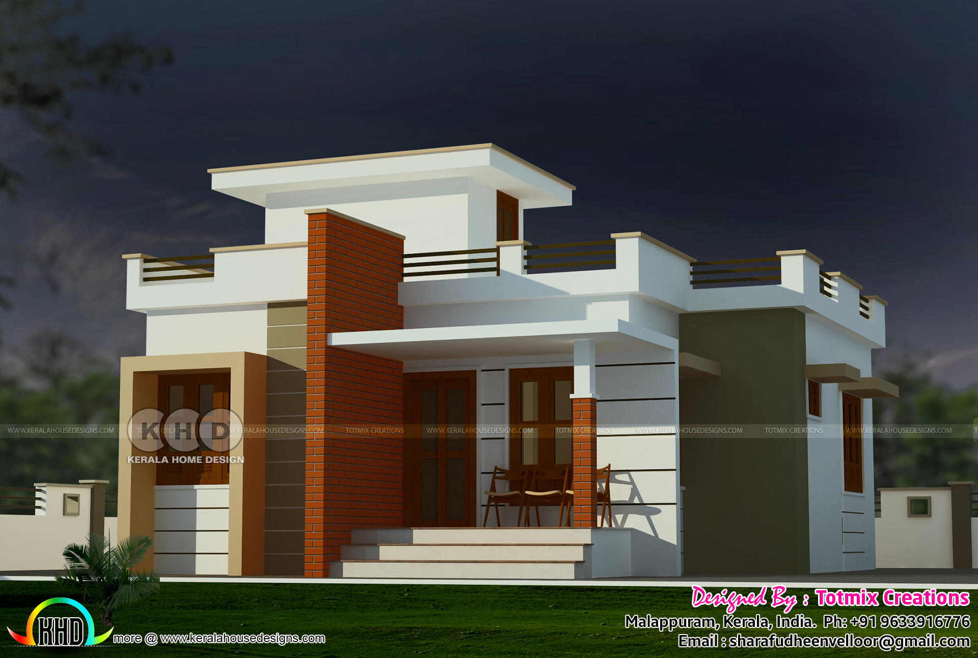 700 Sq-Ft Small Modern Home - Kerala Home Design And Floor Plans - 9K+ House  Designs