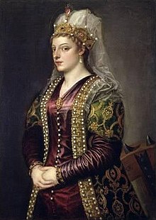 Titian's portrait of Caterina Cornaro,  painted in around 1452