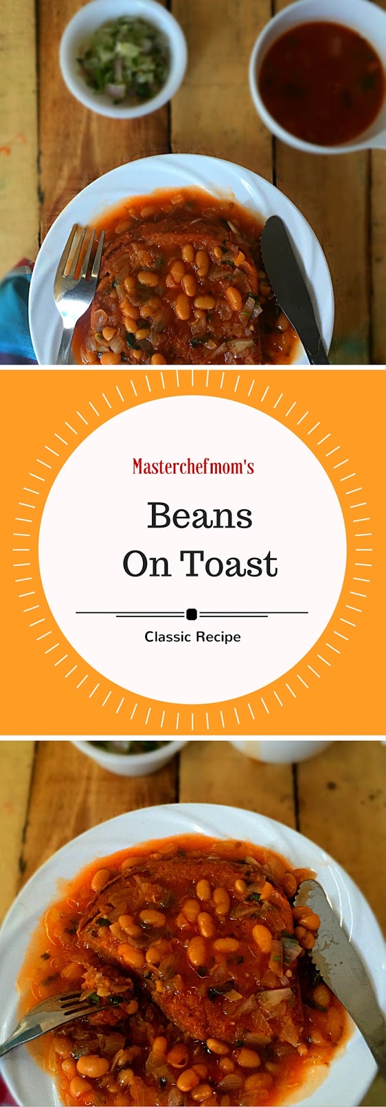 MASTERCHEFMOM Beans On Toast Restaurant Style Baked Beans On Toast