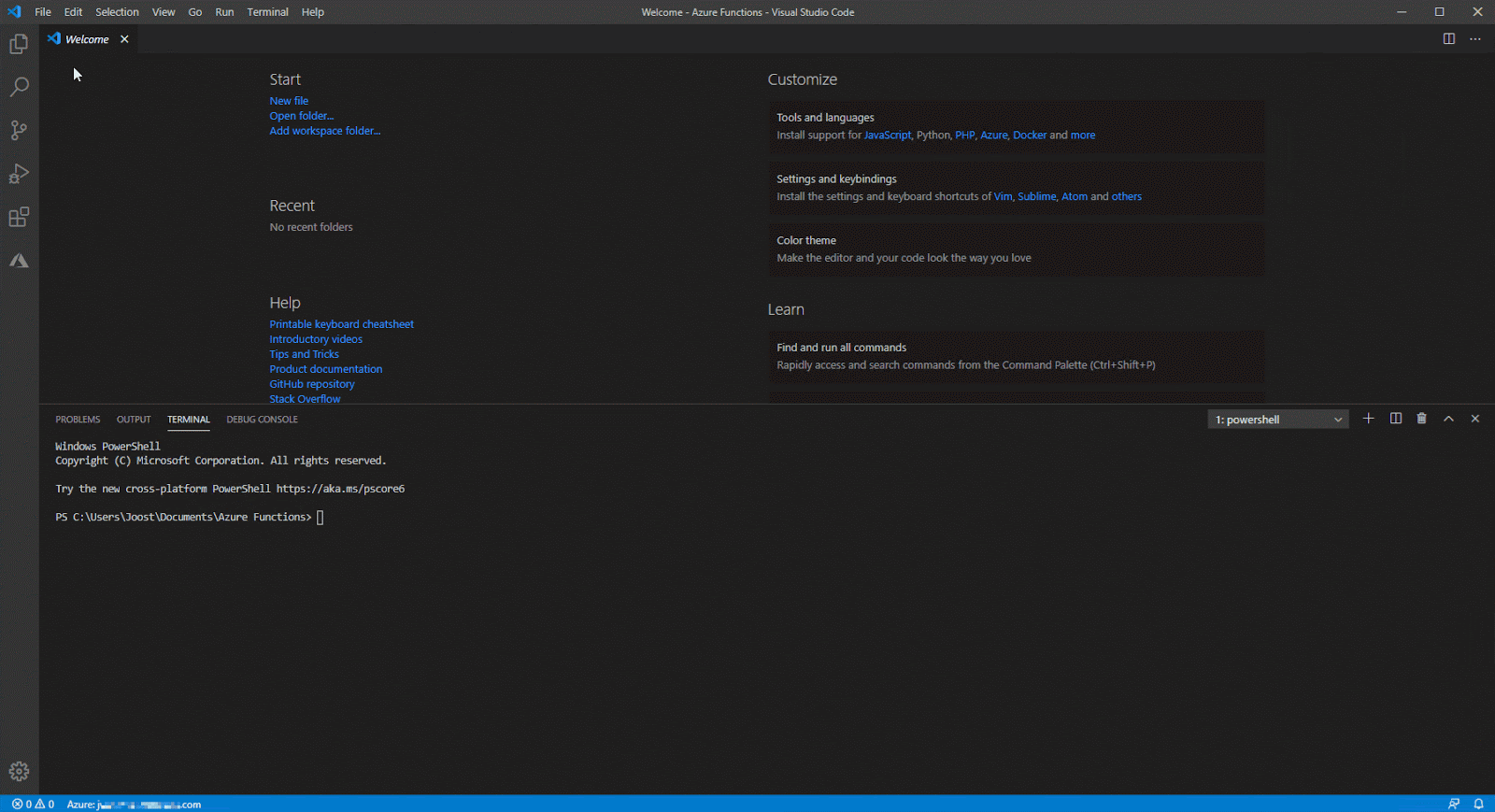 Deploy Python Apps To Azure Functions Using Visual Studio Code