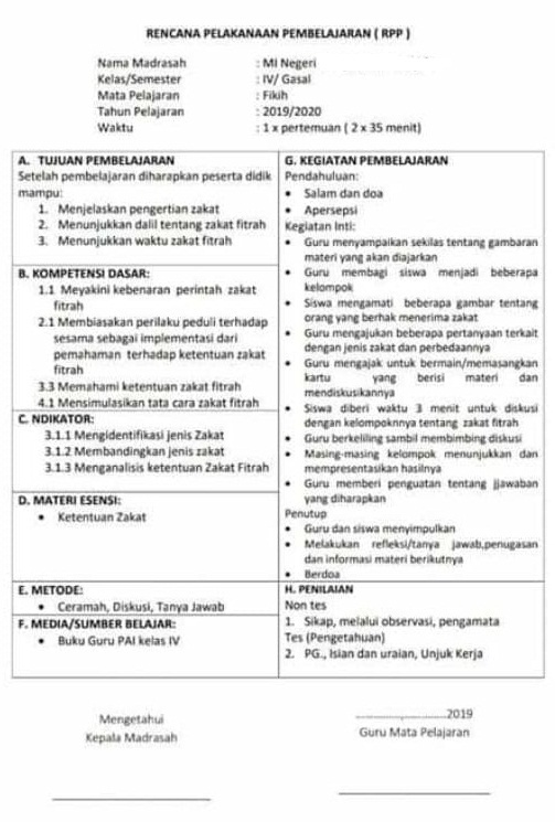 Guru Bikin Rpp Cukup Berisikan 3 Komponen Inti Belajar Tanpa Batas