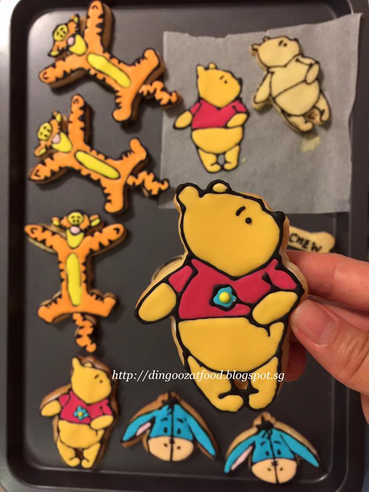 Miki's Food Archives Winnie The Pooh Decorated Cookies Royal Icing