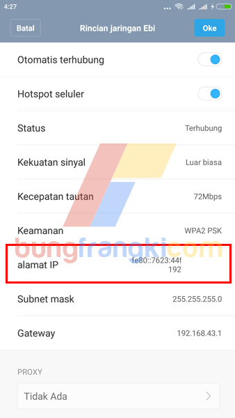3 Cara Mengetahui IP Address di HP Android
