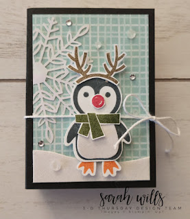 3D Thursday Project for December 2, 2022 & Free PDF Tutorial for a Holiday Lip Balm Holder featuring the Penguin Place Bundle.