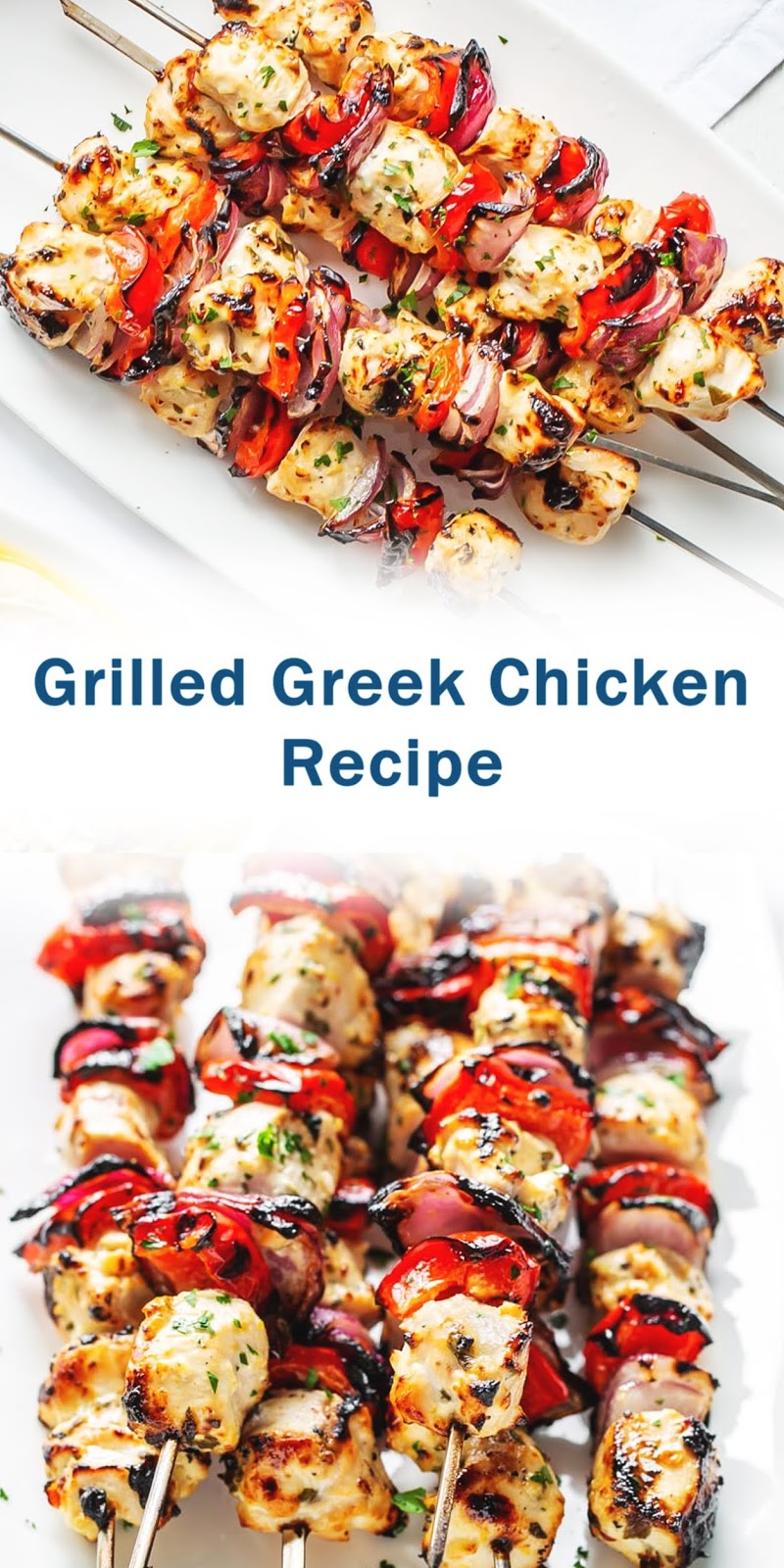 Grilled Greek Chicken Recipe 3 SECONDS