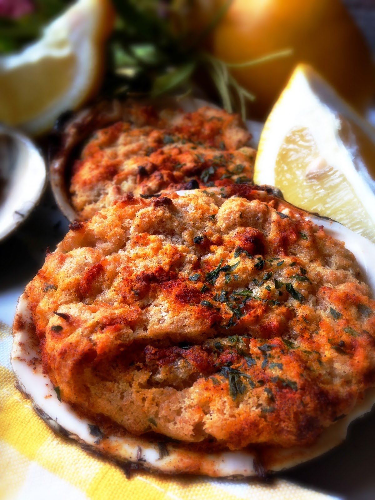 Turnips 2 Tangerines Baked Stuffed Clams