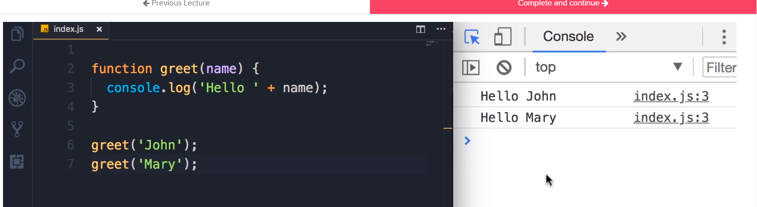 Javascript Notes: 03 - Functions