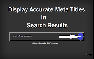 Display Accurate Meta Titles in Search Results