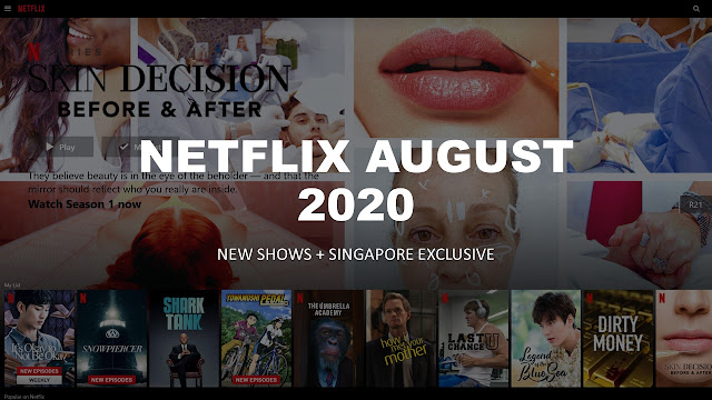 Netflix Aug 2020 New Shows
