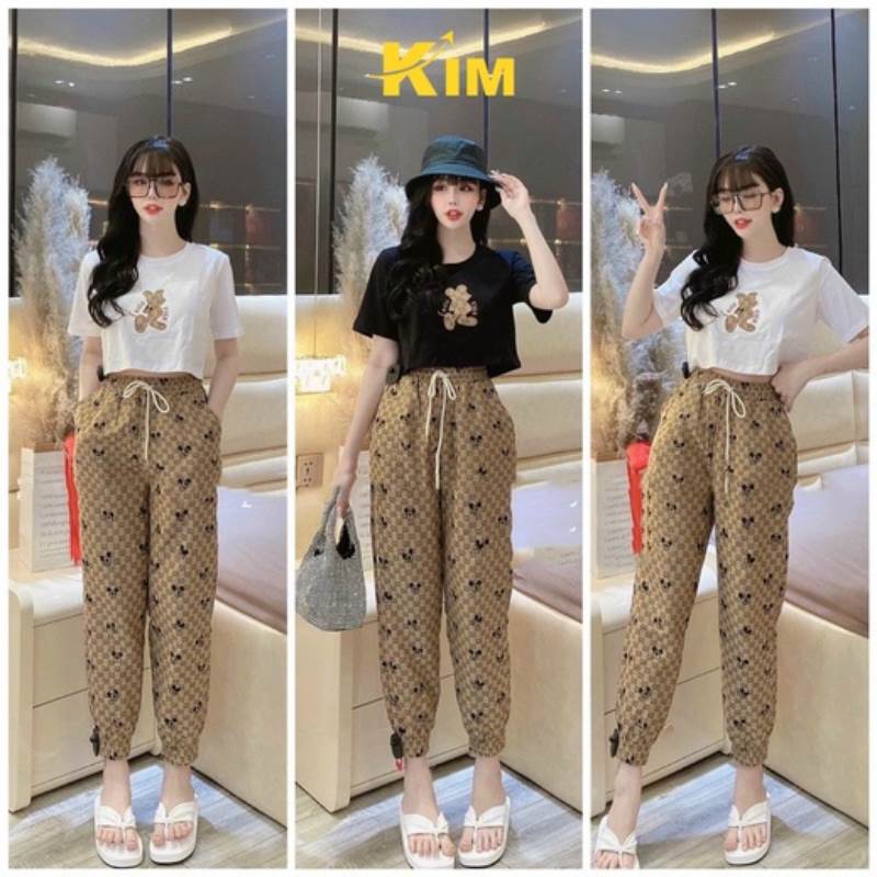 SET BỘ THUN MICKEY QUẦN DÀI