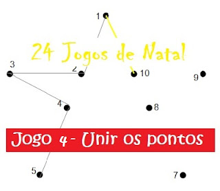 Natal - Jogo "Unir os pontos" Natal - Jogo "Unir os pontos"