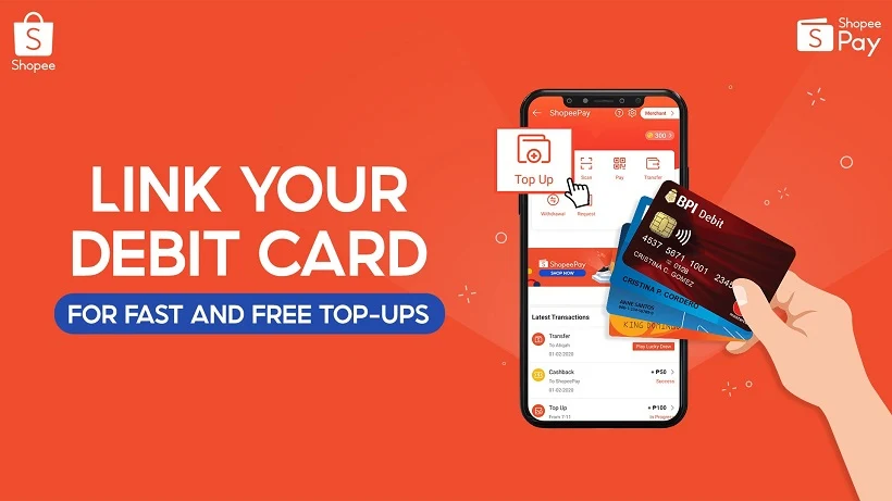 How to link your Debit Card to ShopeePay?