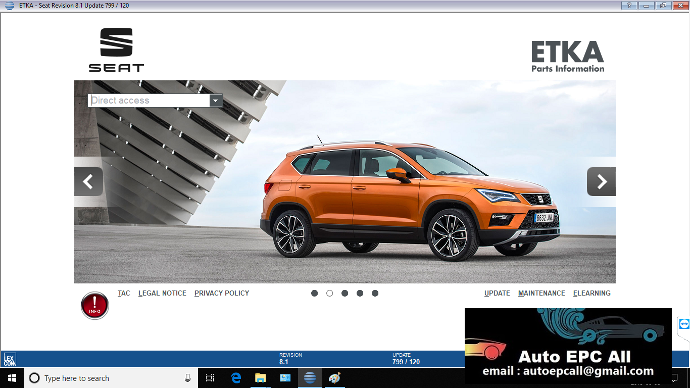 ETKA 8.1 + VIN EPC AUDI - VW - SEAT - SKODA [05.2019] Parts Catalogue ...