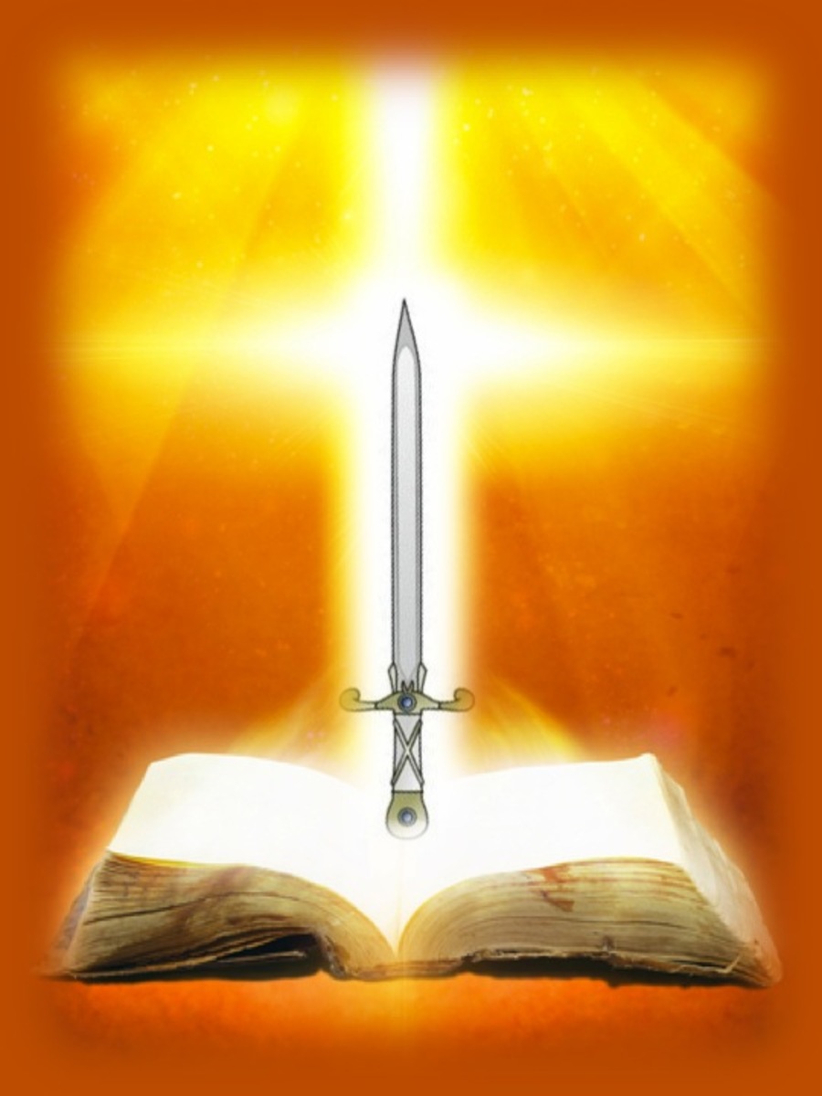 Картинка слово божие. Меч обоюдоострый Библия. Слово Божие меч обоюдоострый. Меч духовный Библия. Обойдо острый меч Библия.