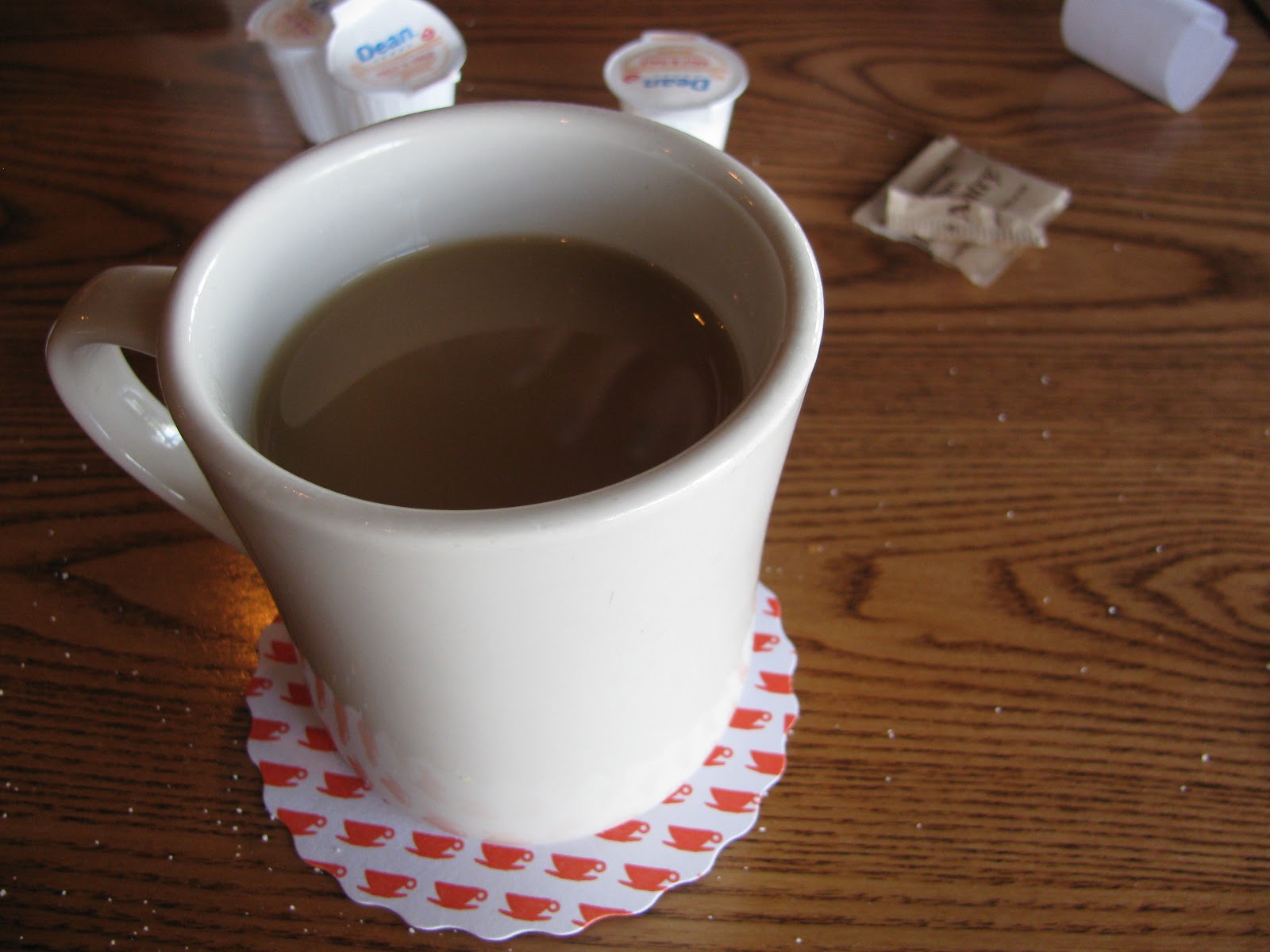 coffee at the cracker barrel