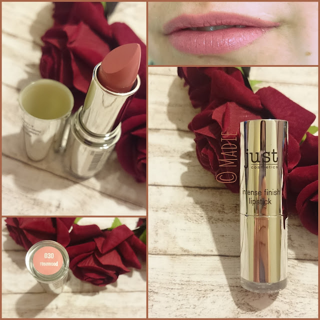 Review just cosmetics intense finish lipstick 030 rosewood