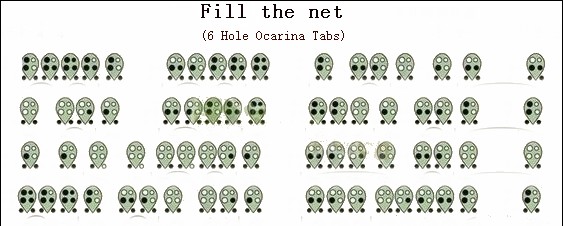 6 Hole Ocarina Tabs