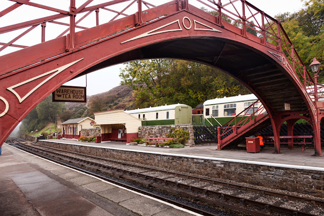 The station bridge at Goathland, used in the Harry Potter films by Martyn Ferry Photography