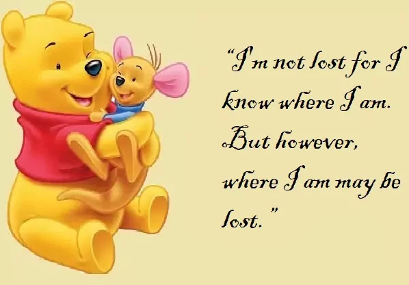 best Winnie the Pooh Quotes by AA Milne about love , life and friendship