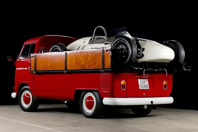 1964 VW Bus Race Porsche Formula V Transporter Team | vw bus wagon