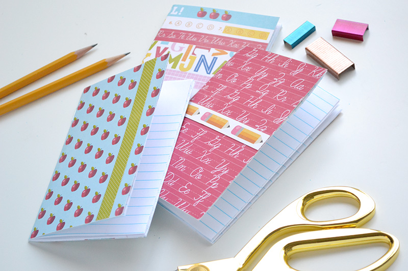 Aly Dosdall DIY mini composition books