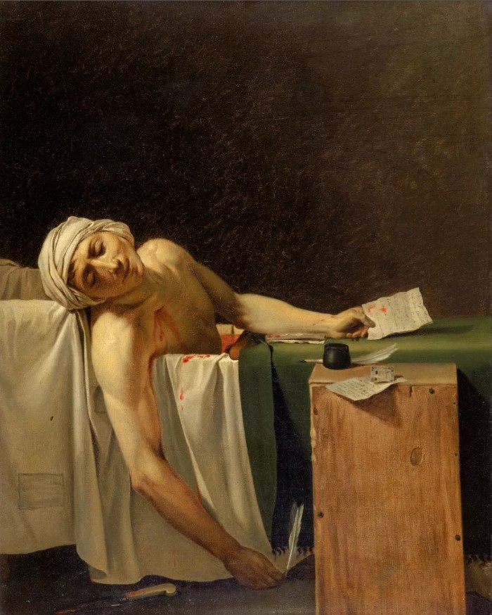 Смерть Марата. 1793 г. Музей Королевских искусств, Брюссель