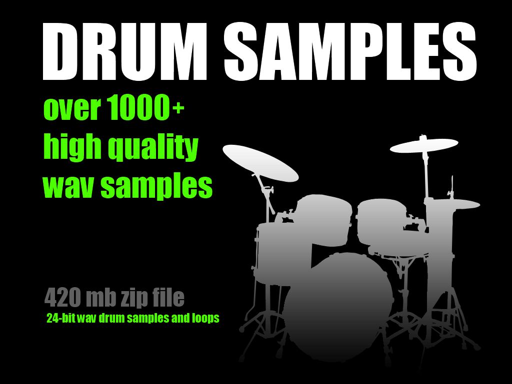 DRUM SAMPLES Collection High Quality 24bit WAV Samples